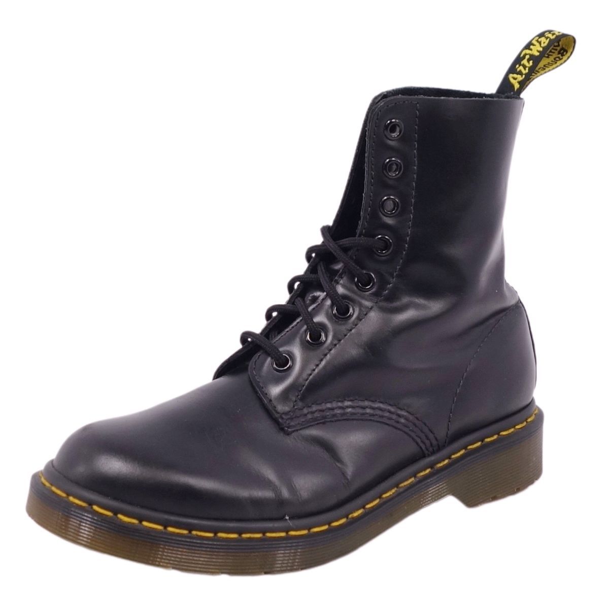 ドクターマーチン Dr.Martens ブーツ ショートブーツ PASCAL パスカル 8ホール スムースレザー シューズ レディース UK5(24cm相当) ブラック【中古】