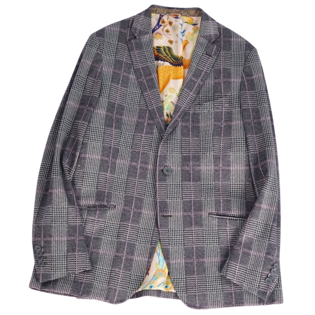 関税込 エトロ シルク&リネン カジュアル チェック ジャケット 楽天市場】ETRO エトロ 181-1187Q-1061 コットン×リネン
