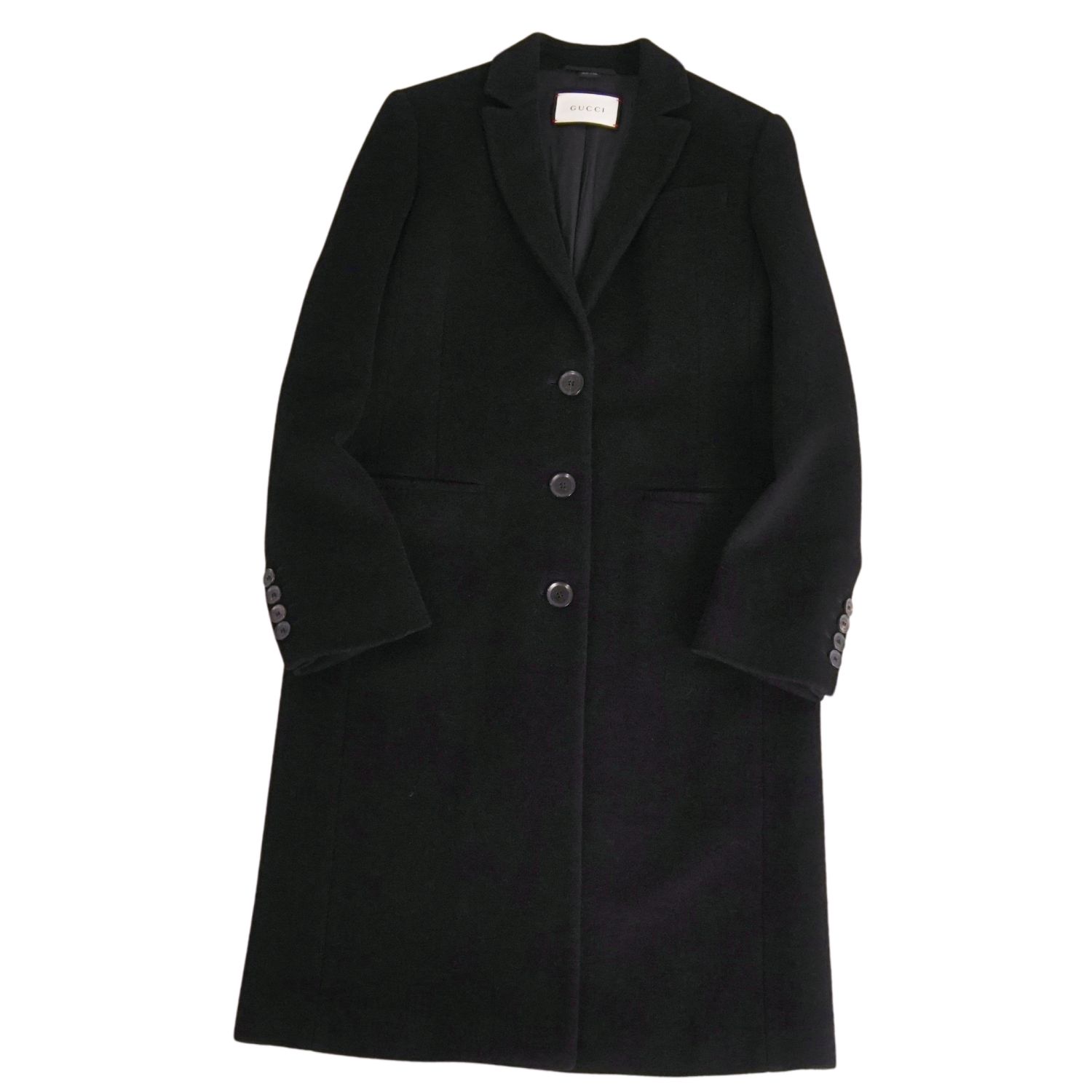 楽天市場】グッチ【GUCCI】ウールコート 36シングルブレスト