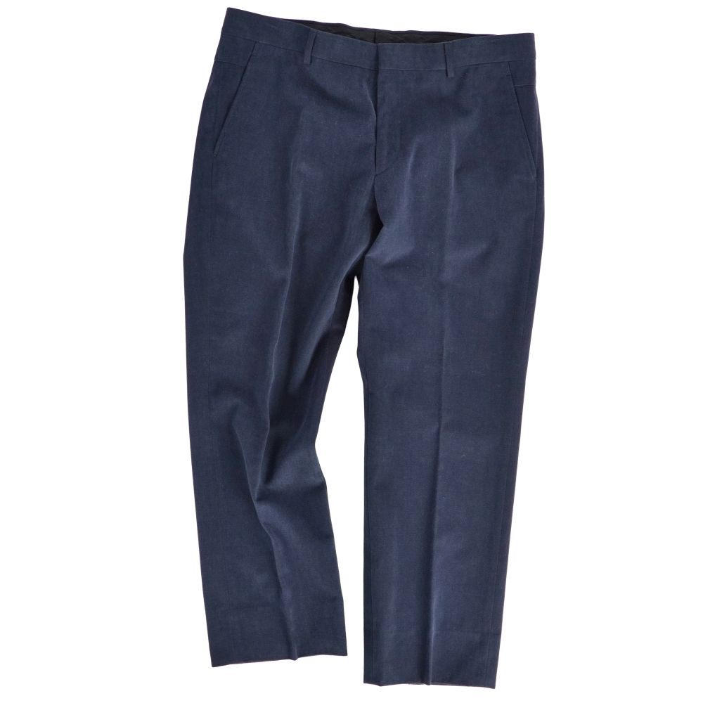 【美品】エルメス HERMES パンツ 20AW ロングパンツ スラックス ピーチスキン コットン ボトムス メンズ イタリア製 48(XL相当) ネイビー【中古】｜MODEST LORD 仙台 店
