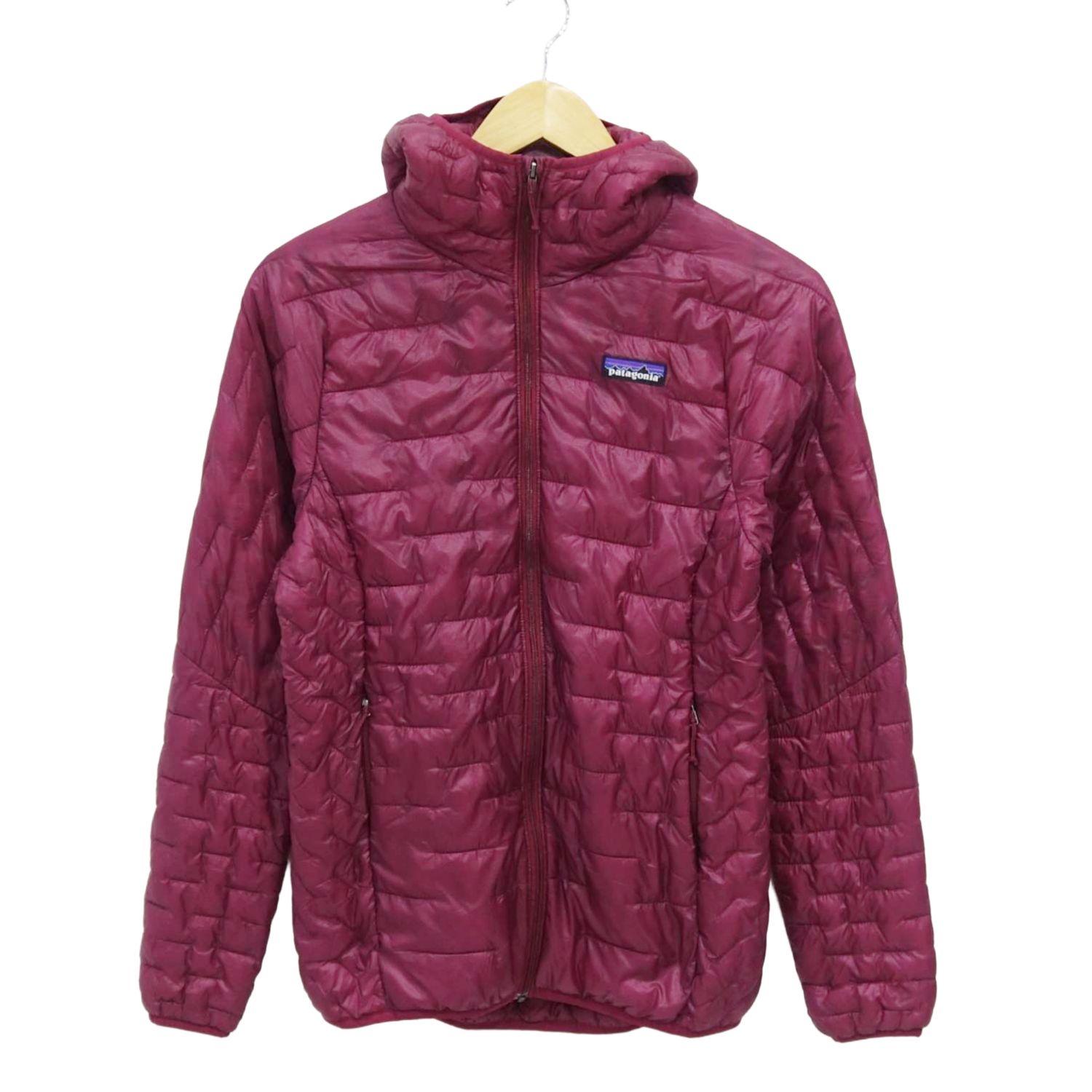 【美品】パタゴニア PATAGONIA ジャケット ウィメンズ マイクロパフフーディ 軽量 インサレーション 84040FA18 XS ワインレッド【中古】|MODEST LORD 仙台 店