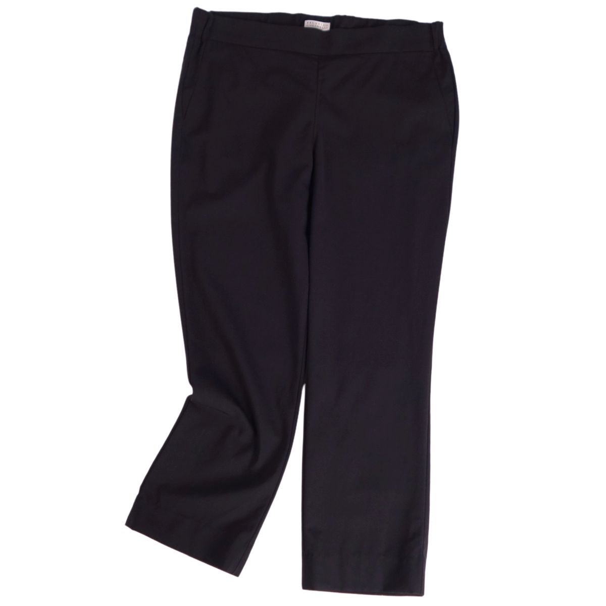 【美品】ブルネロクチネリ BRUNELLO CUCINELLI パンツ ロングパンツ イージーパンツ スラックス ウール ボトムス レディース イタリア製 40(M相当) ブラック【中古】