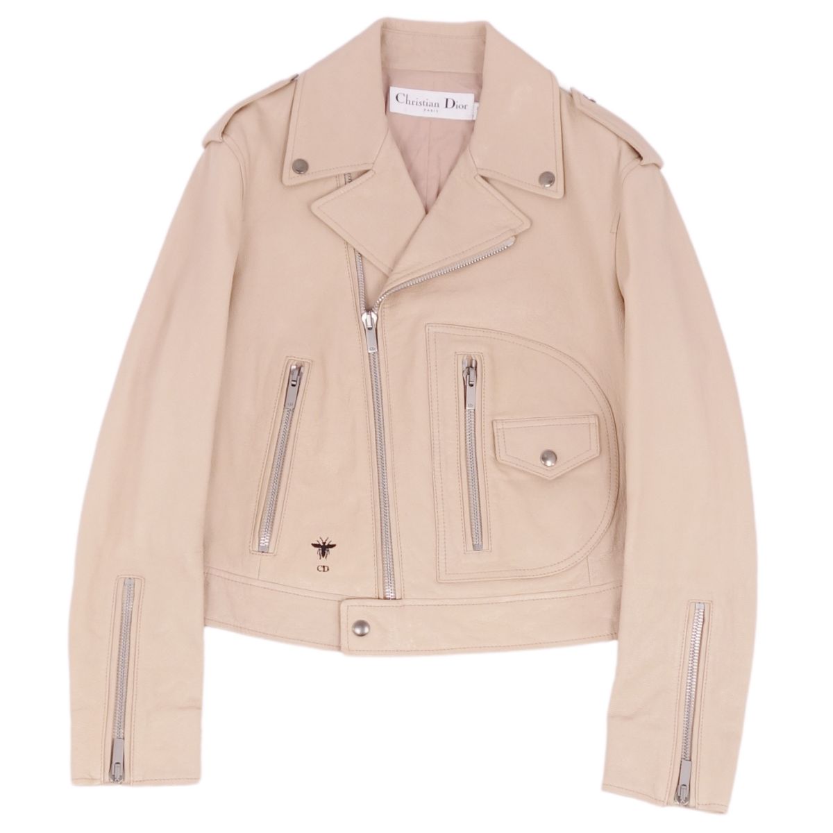 楽天市場】クリスチャンディオール CHRISTIAN DIOR レザーライダース