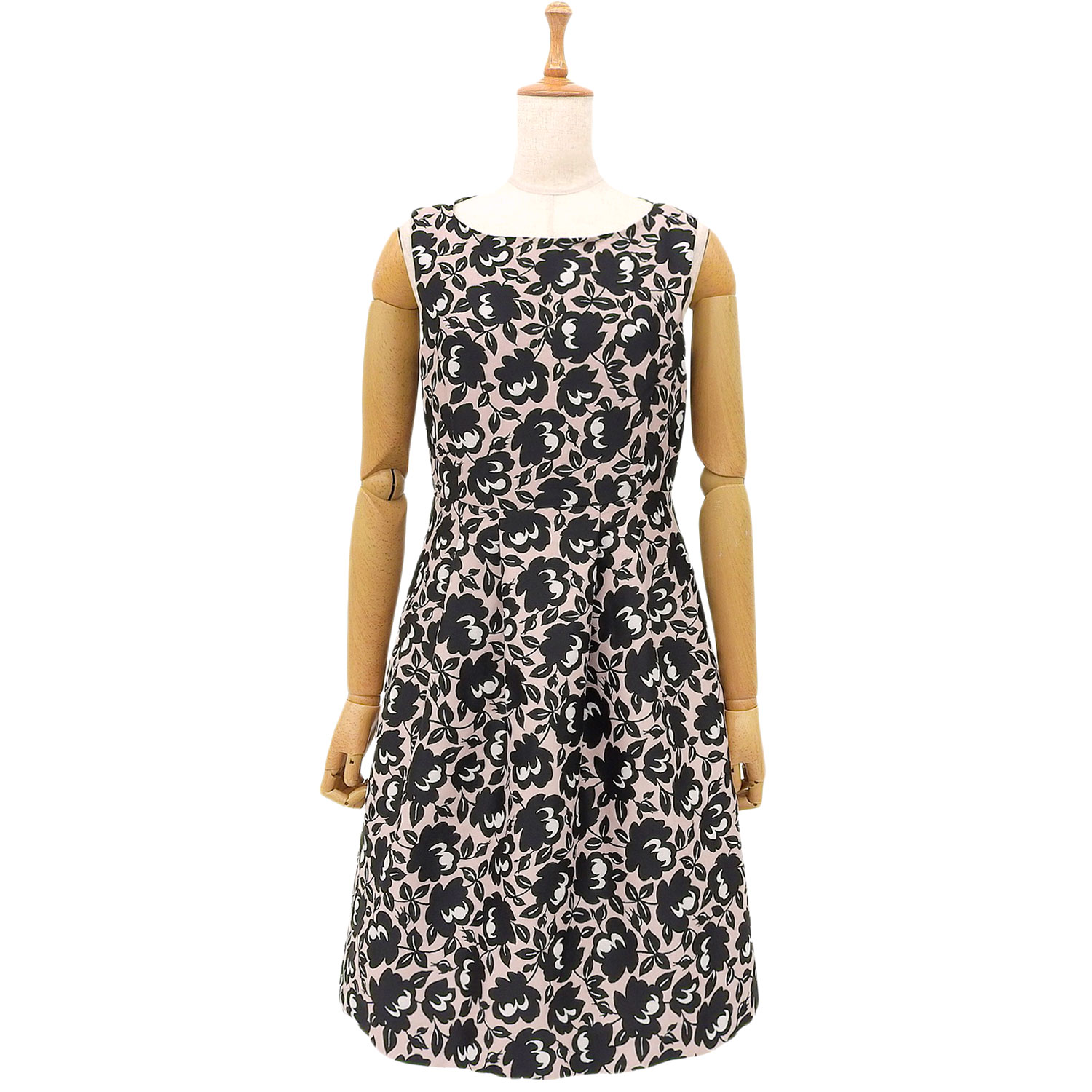 【美品】マックスマーラ ステュディオ Max Mara STUDIO ワンピース ドレス ノースリーブ 花柄 総柄 トップス レディース JI38 USA4 FB36(S相当) マルチカラー【中古】｜MODEST LORD 仙台 店