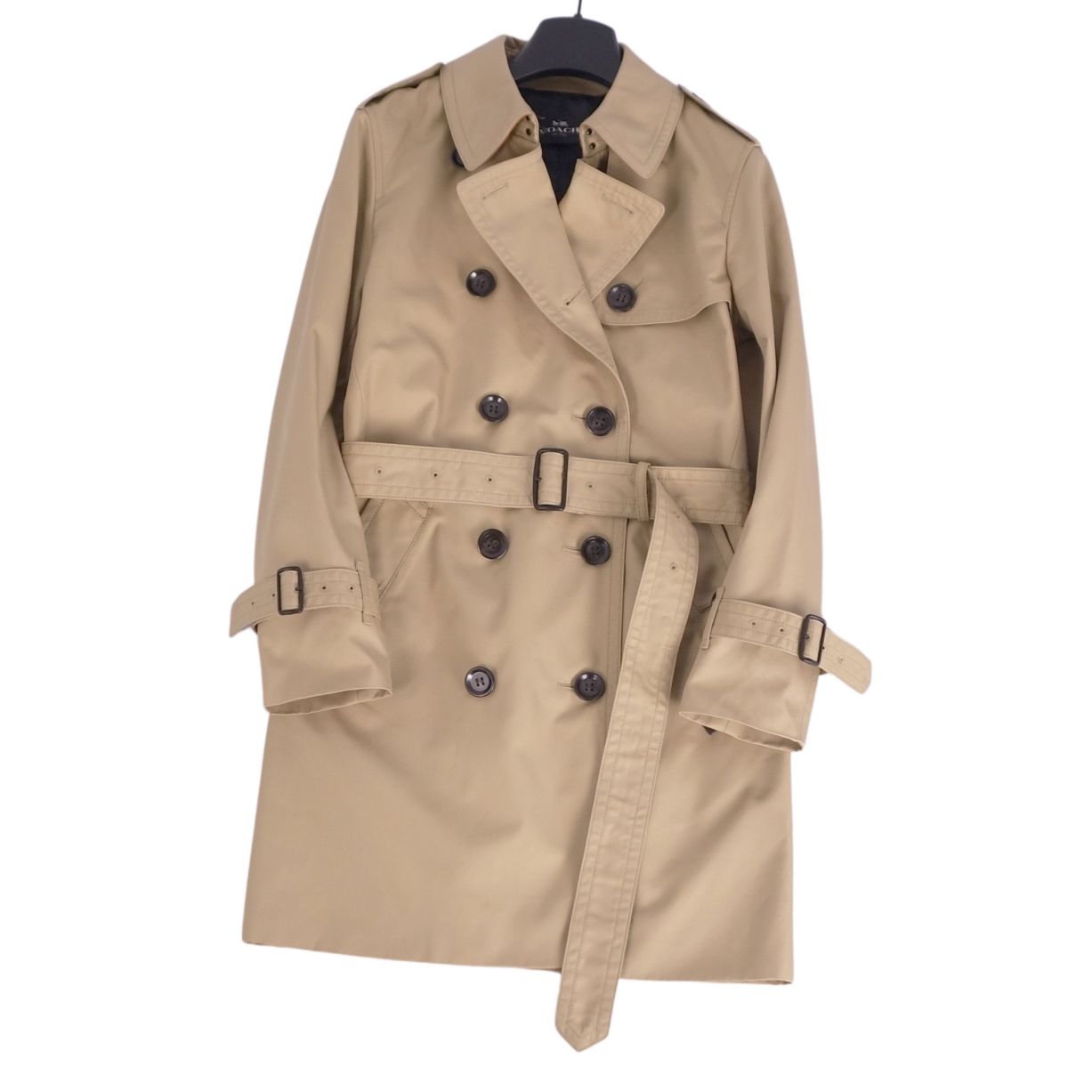 楽天市場】コーチ Coach F86052 トレンチコート 綿 ポリエステル