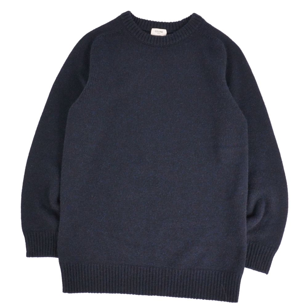 【美品】セリーヌ CELINE ニット セーター ロングスリーブ 長袖 カシミヤ トップス レディース イタリア製 XS ネイビー【中古】｜MODEST LORD 仙台 店