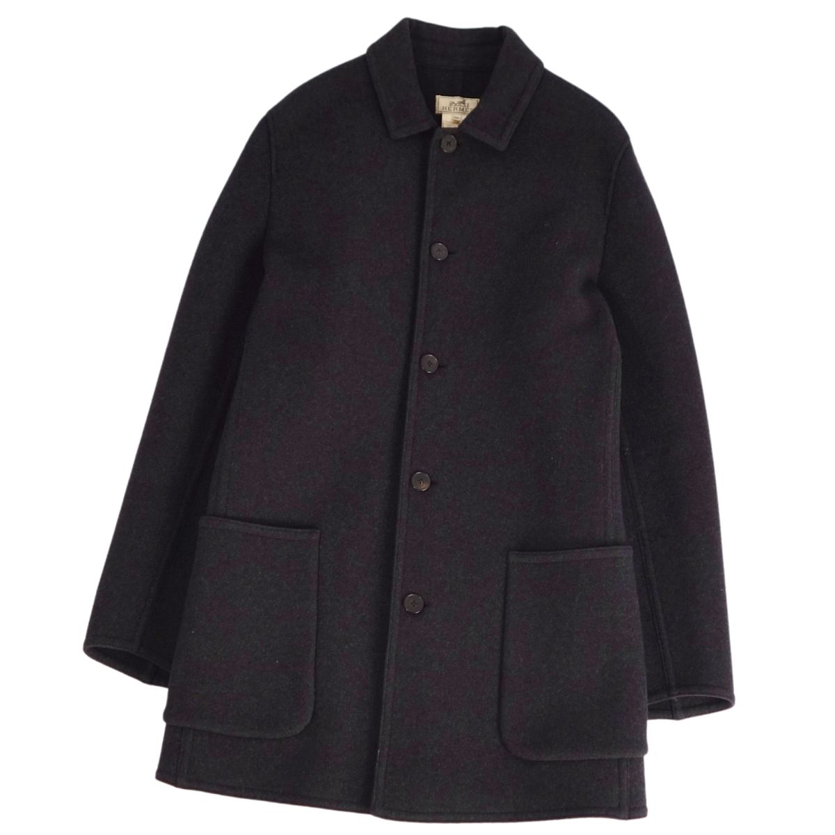 楽天市場】エルメス ピーコート ショート丈 カシミヤ メンズ 48