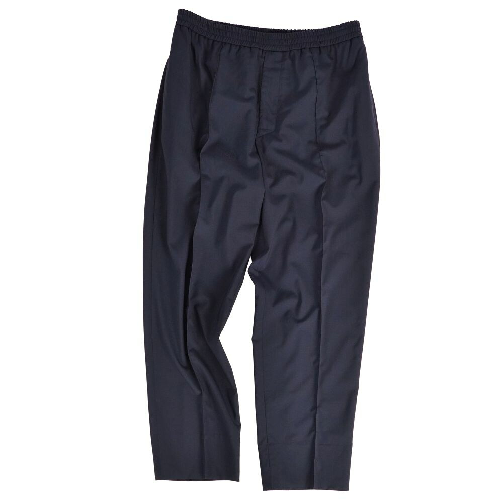 【美品】エルメス HERMES パンツ 2018 ロングパンツ イージーパンツ ウール ボトムス メンズ イタリア製 52(XXXL相当) ネイビー【中古】｜MODEST LORD 仙台 店