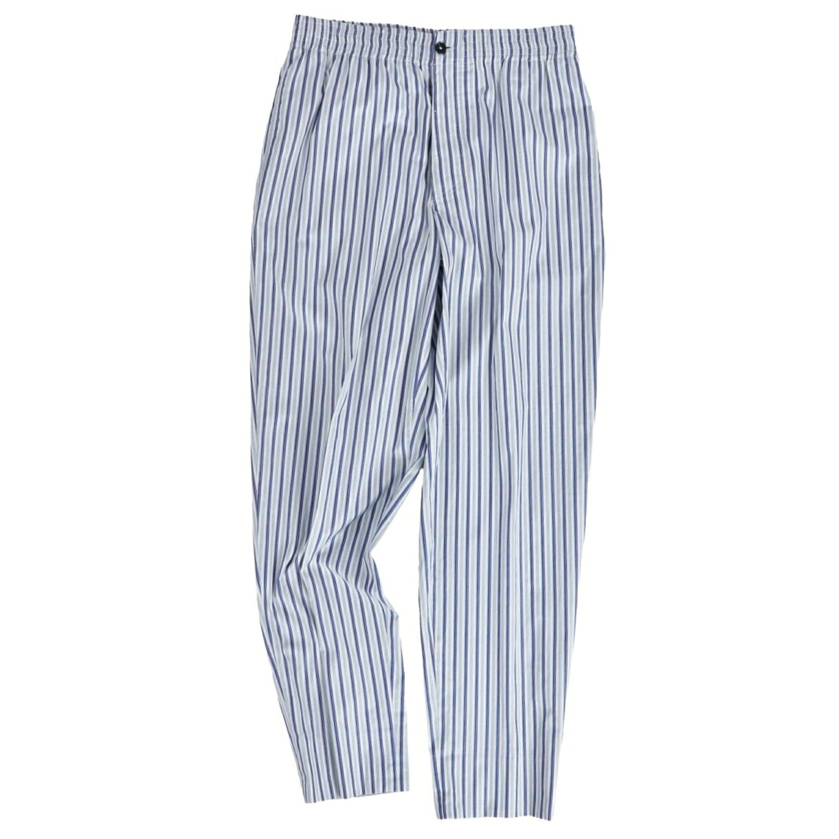 【美品】エルメス HERMES 20SS パンツ ロングパンツ イージーパンツ ストライプ コットン ボトムス メンズ イタリア製 40(M相当) ブルー/ホワイト【中古】｜MODEST LORD 仙台 店 29,887円