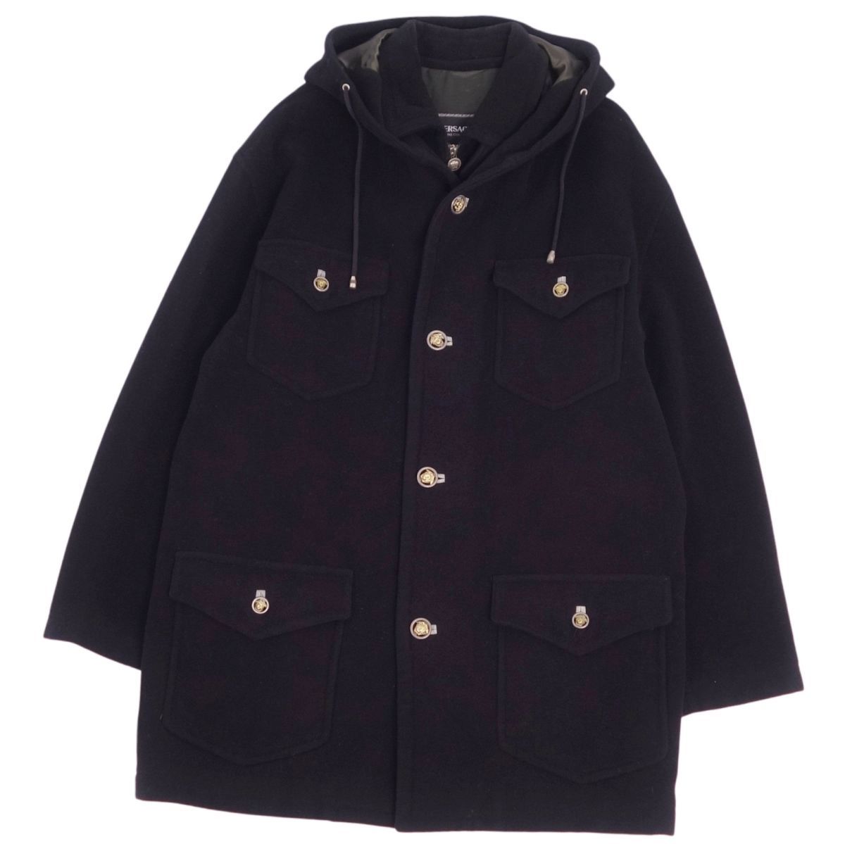 楽天市場】GIANNI VERSACE ジャンニ・ヴェルサーチ 裏地メデューサ 黒