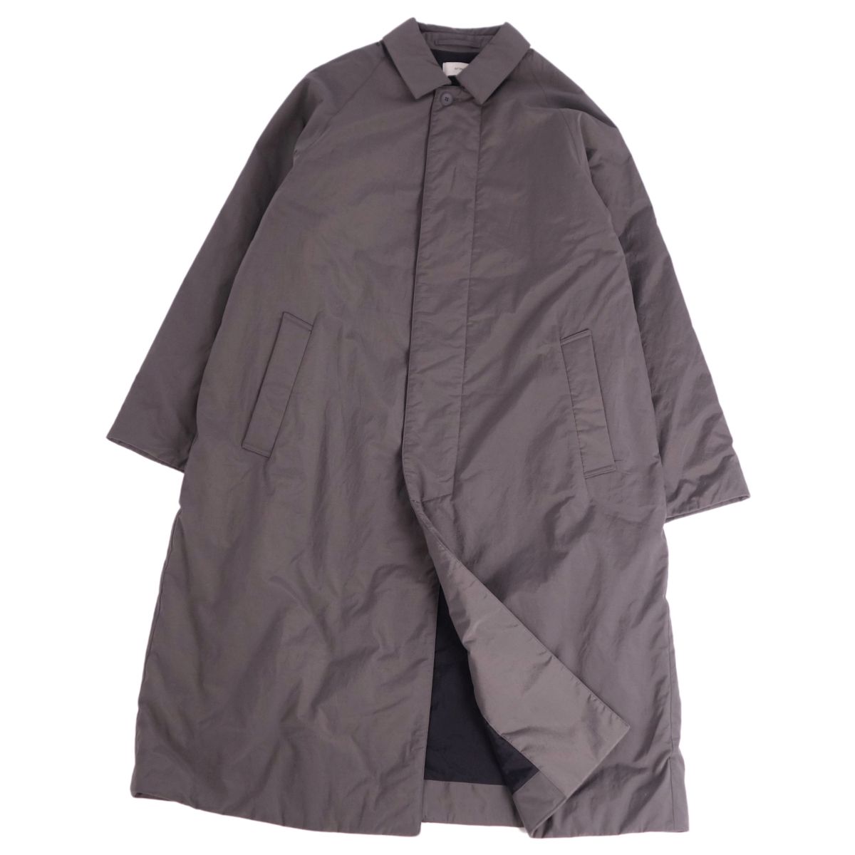 楽天市場】ATON エイトン CAMEL HOUNDS TOOTH BALMACAAN COAT キャメル