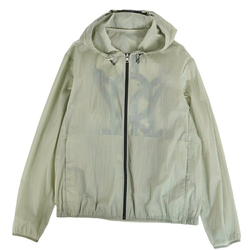 【美品】モンクレール MONCLER ジャケット 2020 Oxybelis ナイロン ジップアップ アウター メンズ 2(L相当) グリーン【中古】