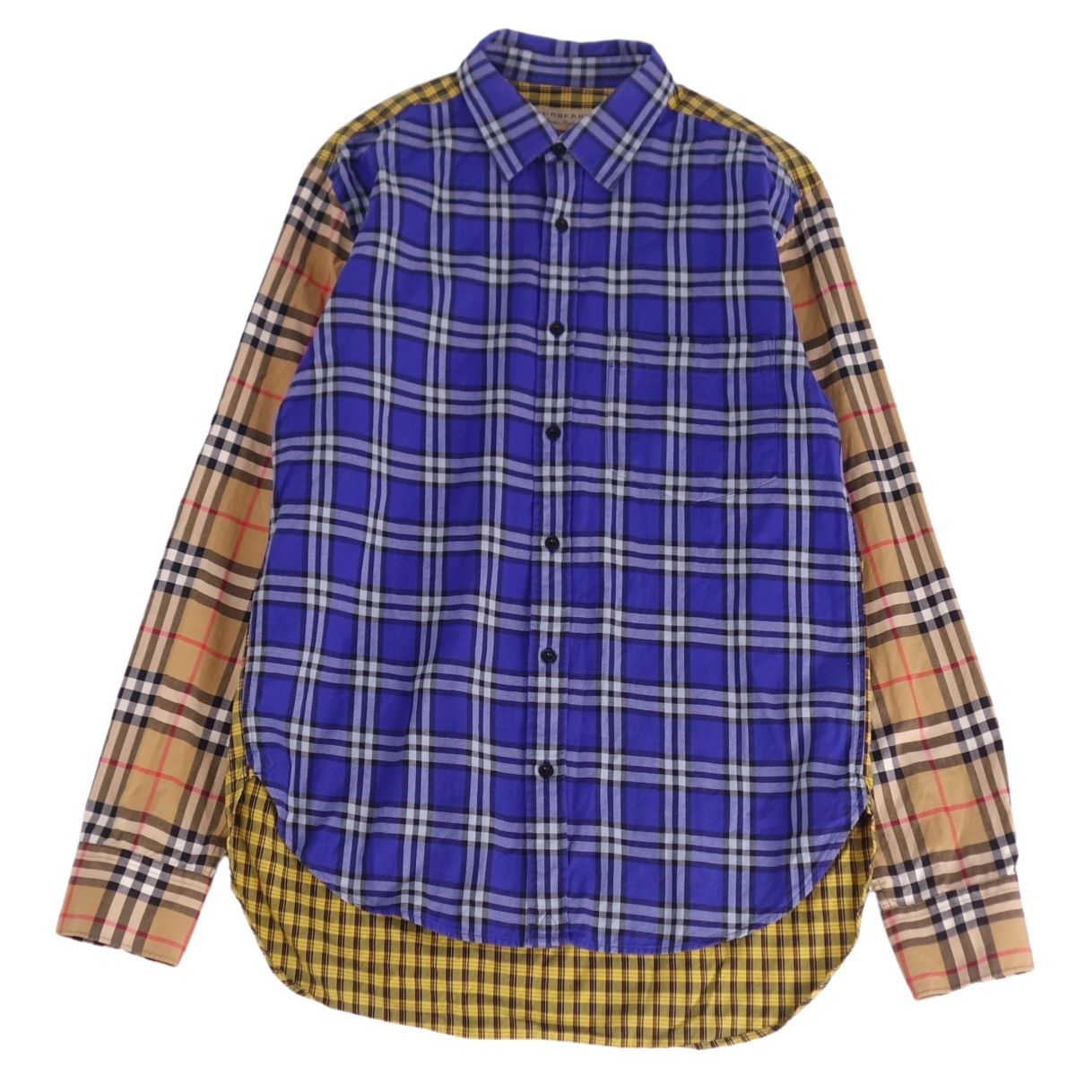 楽天市場】バーバリー BURBERRY チェックシャツ 長袖シャツ 衣料
