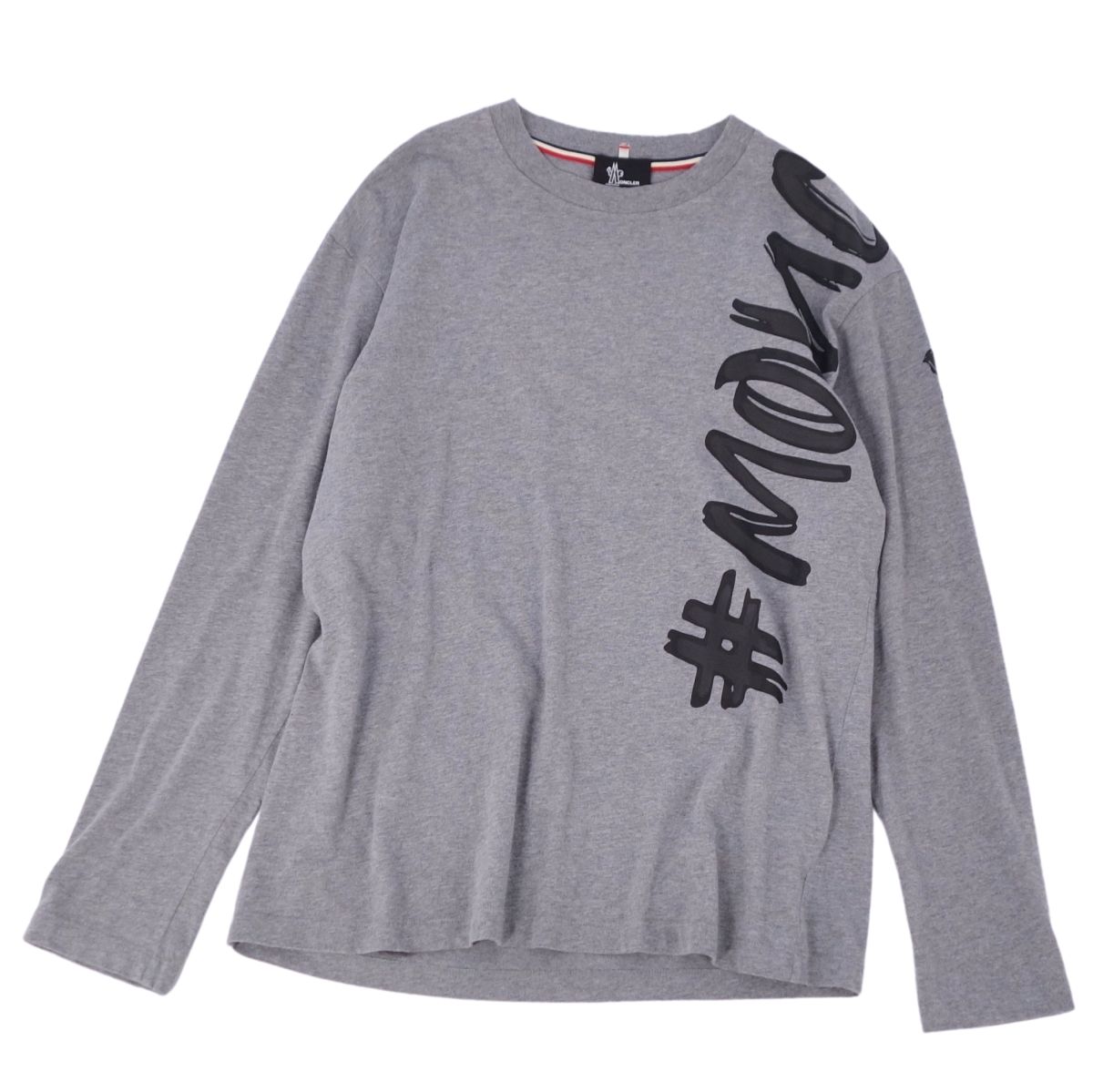 【美品】モンクレール MONCLER Tシャツ 2021 カットソー ロングスリーブ 長袖 コットン トップス メンズ M グレー【中古】｜MODEST LORD 仙台 店 21,960円