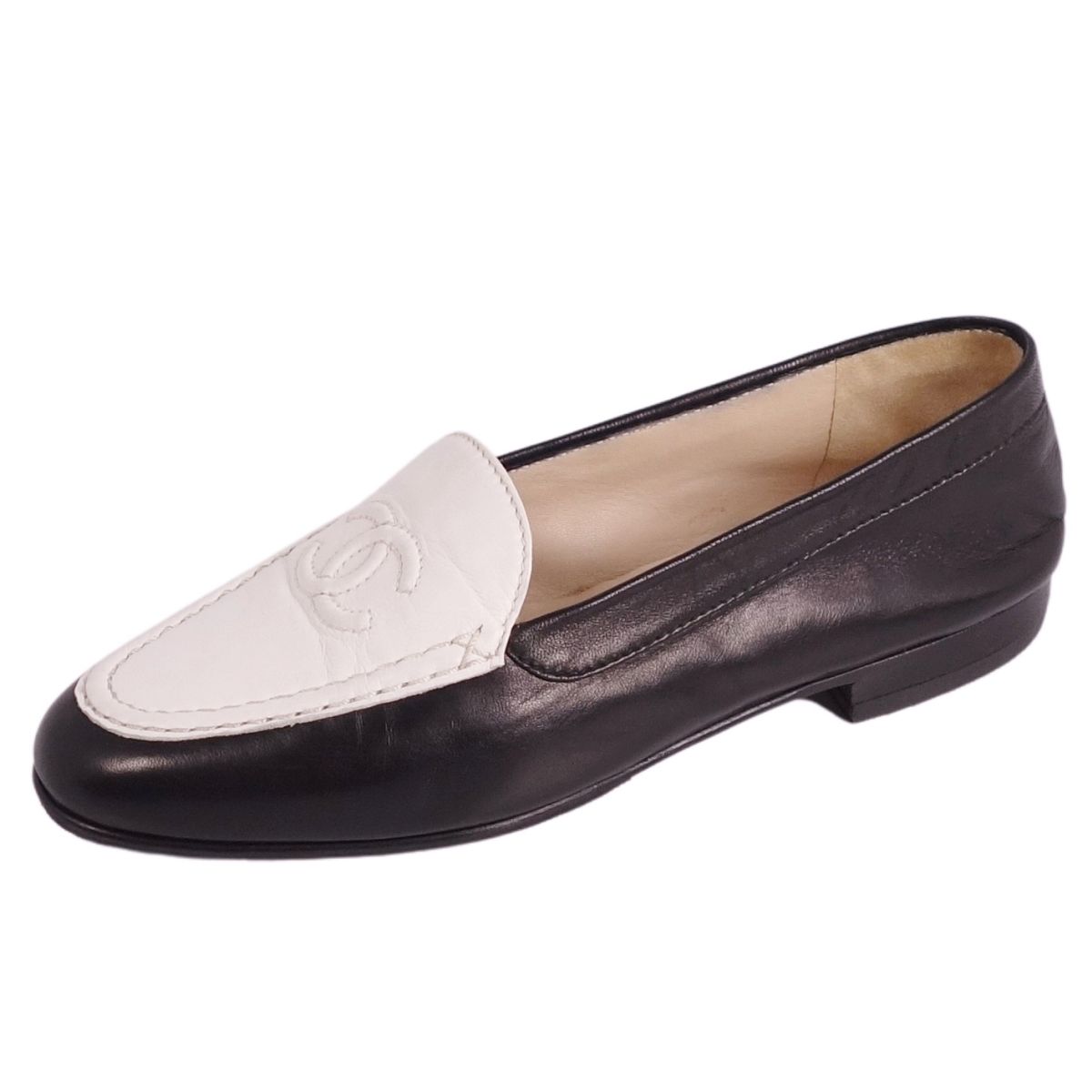 楽天市場】【新品同様】シャネル 【CHANEL】 モカシン ローファー
