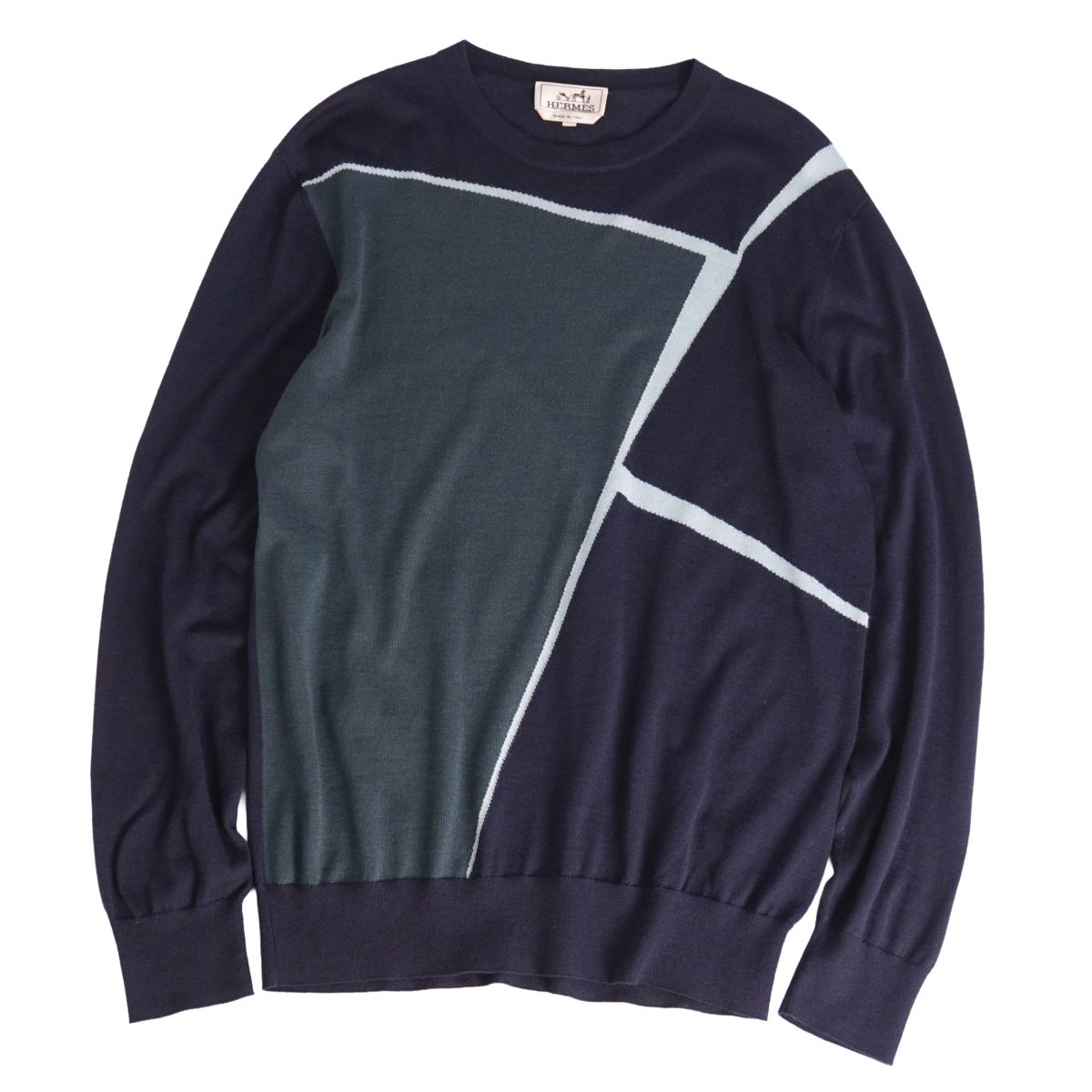 楽天市場】HERMES エルメス ニット サイズ:L 23AW ラウンドネック