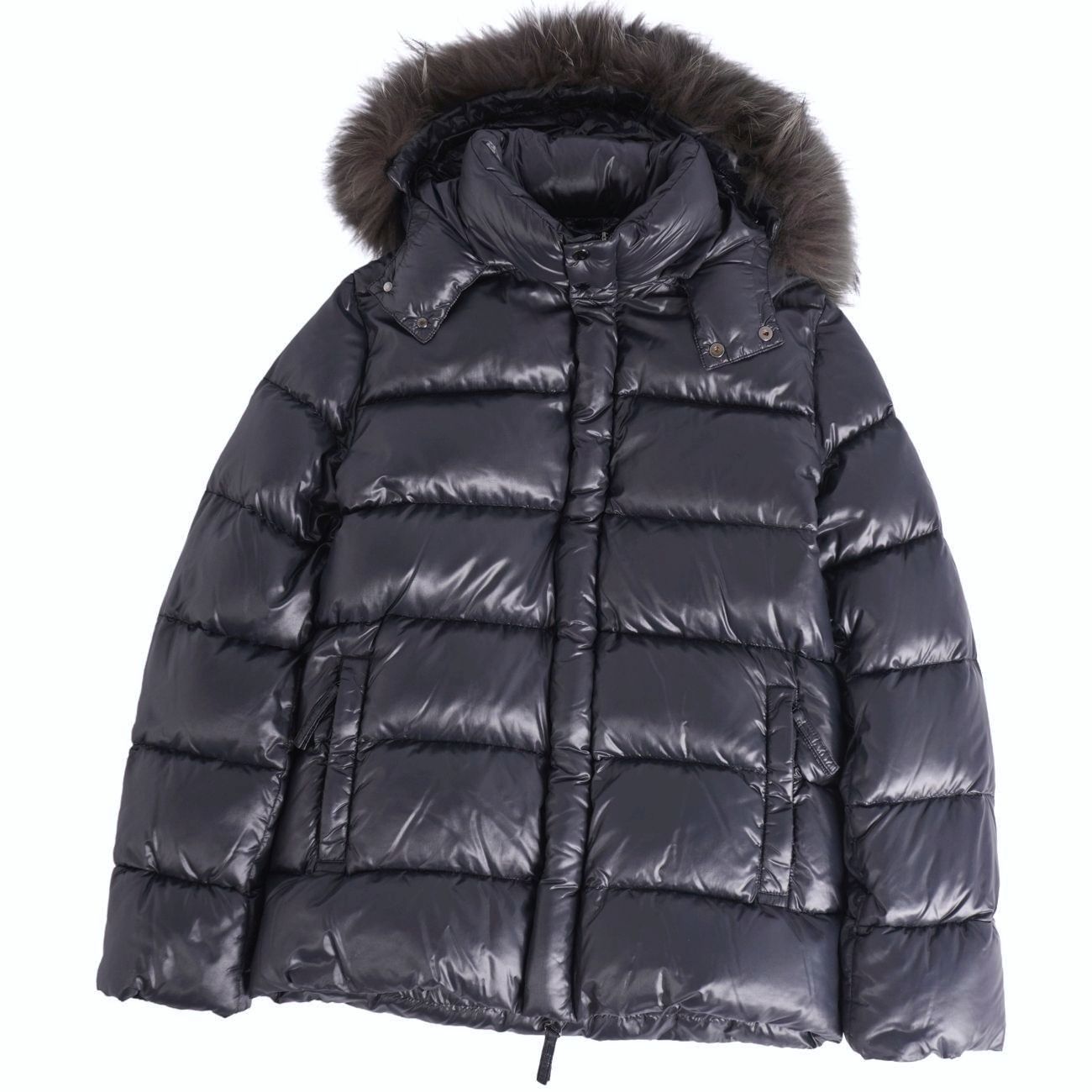 【美品】デュベティカ DUVETICA 上衣 NEKKAR 落ちこむ上衣 ラクーンファー アウター メンズ 46(S好いかげんに) 米国海軍【中古】