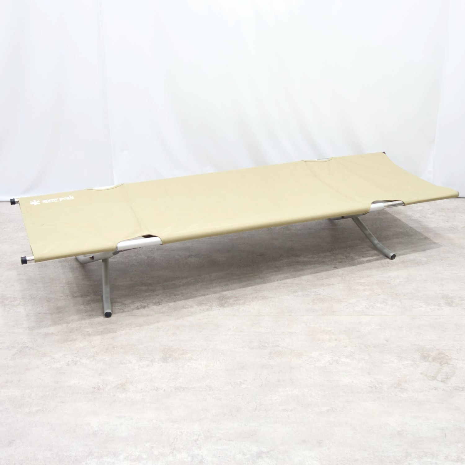 スノーピーク snowpeak コット ハイテンション キャンプ ベッド 寝具 折りたたみ アウトドア ベージュ【中古】|MODEST LORD 仙台 店