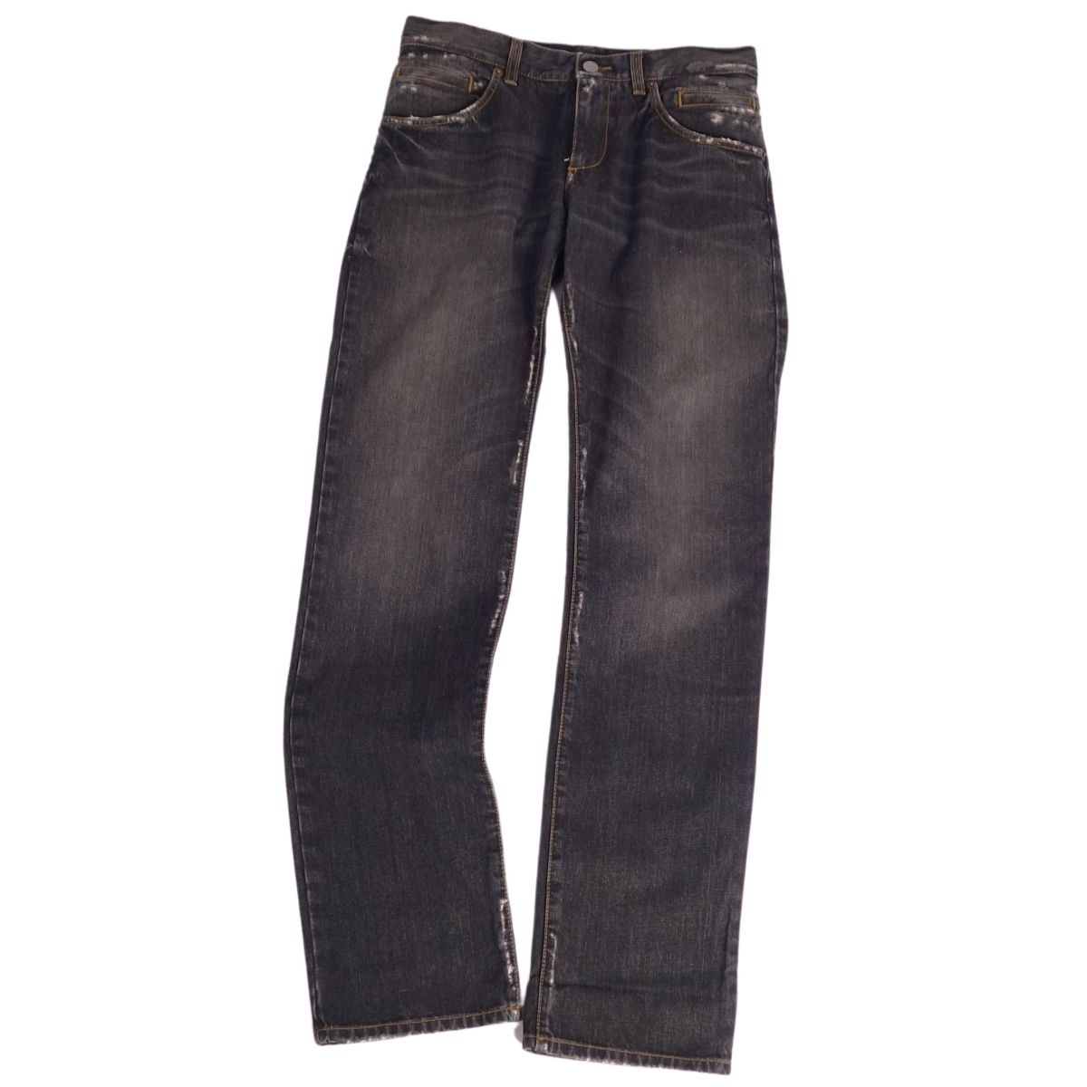 【美品】ドルガバ　メンズストレートデニム 14GOLD サイズ48 DOLCE&GABBANA(ドルチェアンドガッバーナ) / 14GOLD/ダメージ