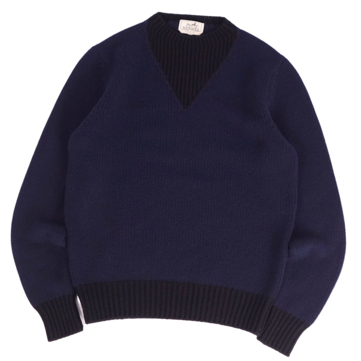楽天市場】【美品】エルメス HERMES ニット セーター ロングスリーブ
