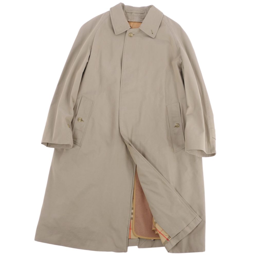 希少✨️バーバリーロンドン カシミヤ ライナー付 ステンカラー コートL 希少 バーバリーロンドン カシミヤライナー付 ステンカラーコート L