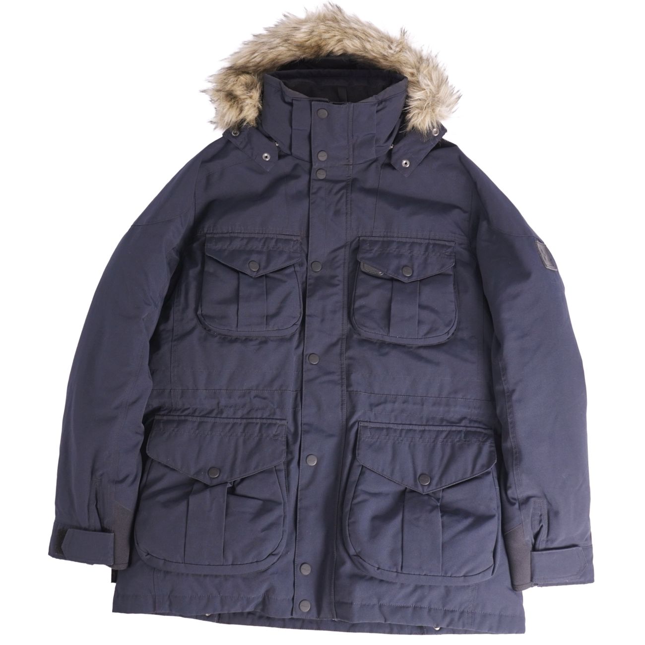 【美品】アールエルエックス ラルフローレン RLX RALPH LAUREN 上衣 落ちこむ上衣 エコ毛革 アウター メンズ L 米国海軍【中古】