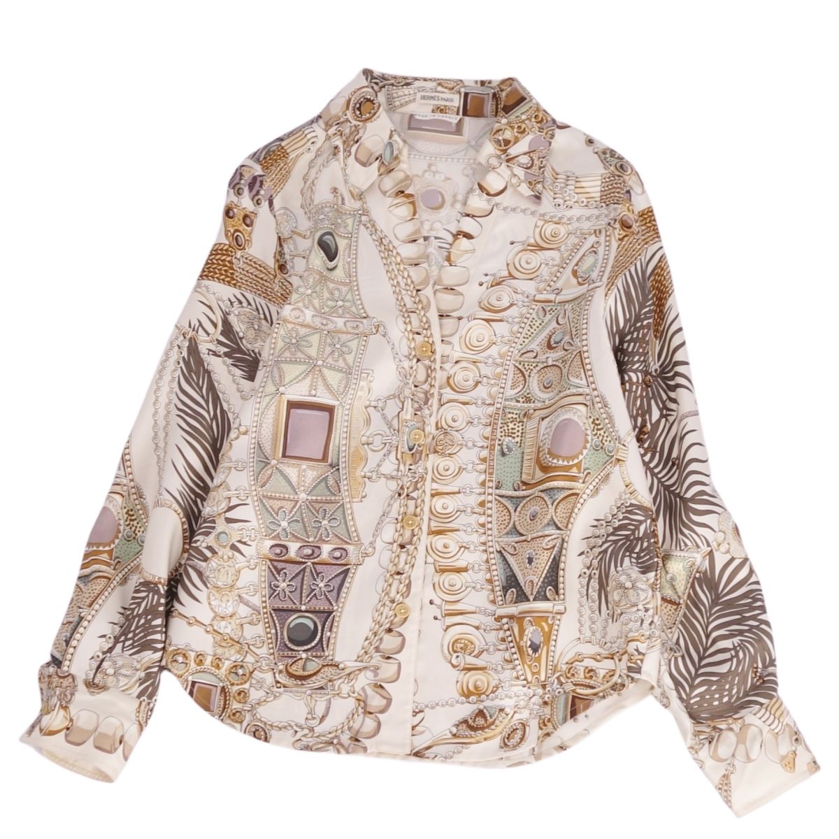 楽天市場】【エルメス】Hermes マルジェラ期 星座 シルク 長袖 シャツ