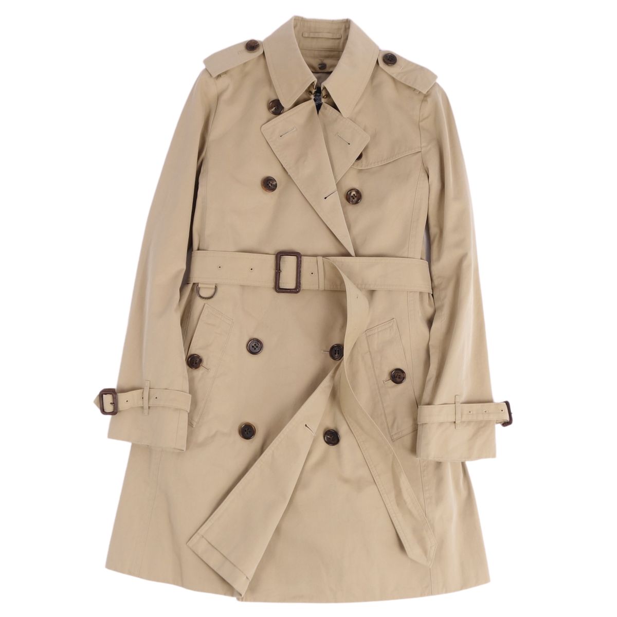 Z2417 Burberry バーバリーロンドン　ベージュ トレンチコート 38 12411088_1.jpg