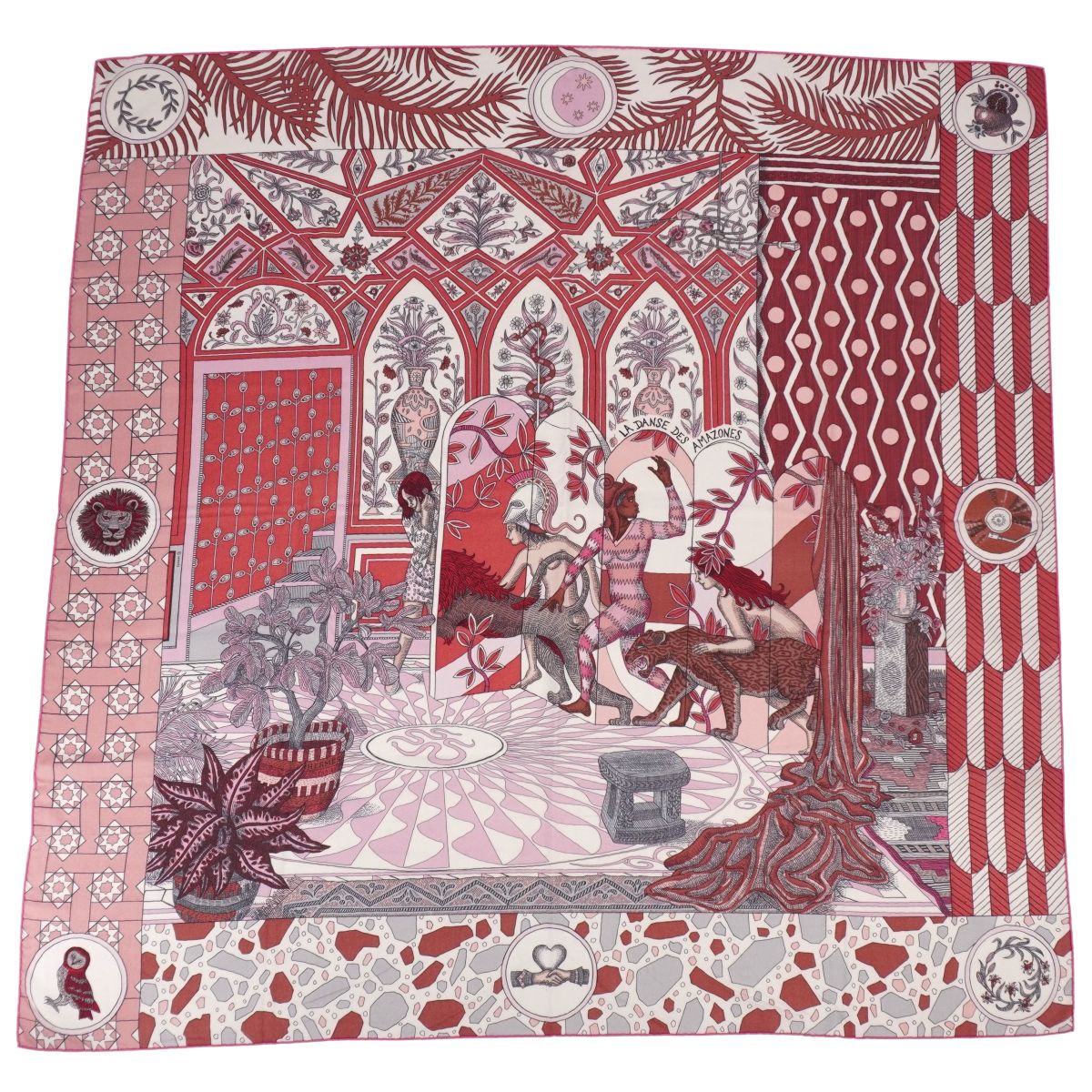 楽天市場】エルメス HERMES スカーフ カレ90 Les Amazones アマゾネス