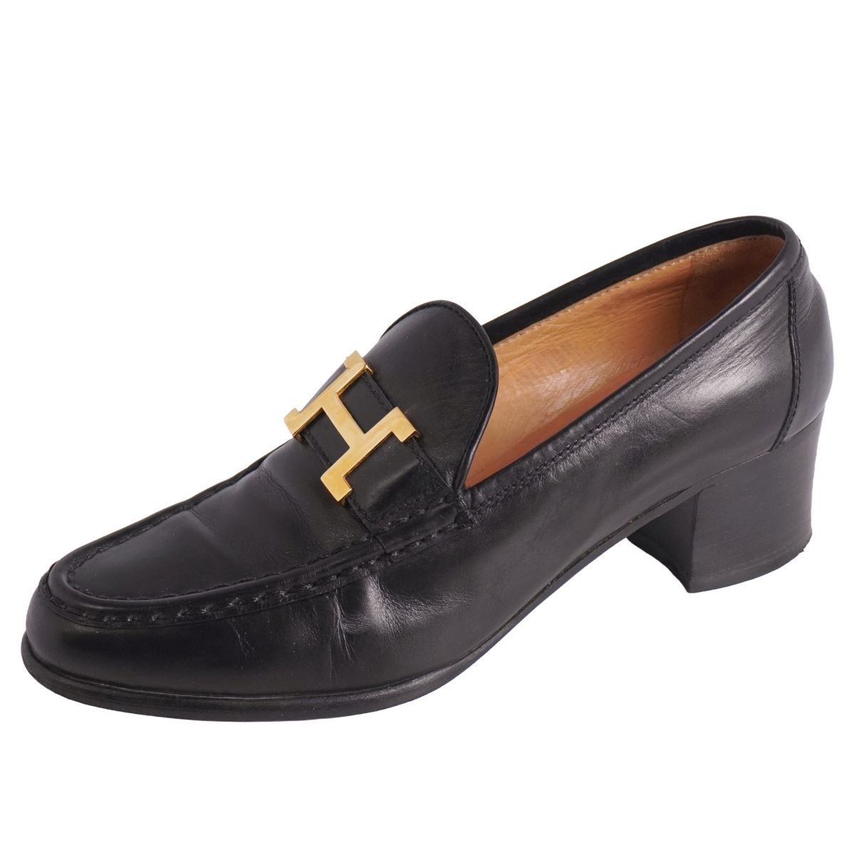 お値下げ【美品】HERMES ローファー ゴールドHバックル　コンスタンス　36 imgrc0169536620.jpg