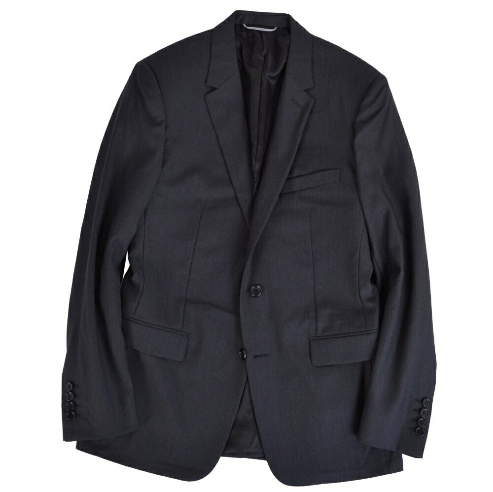 【極美品】ディオールオム DIOR HOMME 上衣 テーラード 羊毛 アウター メンズ イタリア製 48(M好いかげんに) 黒いこと【中古】