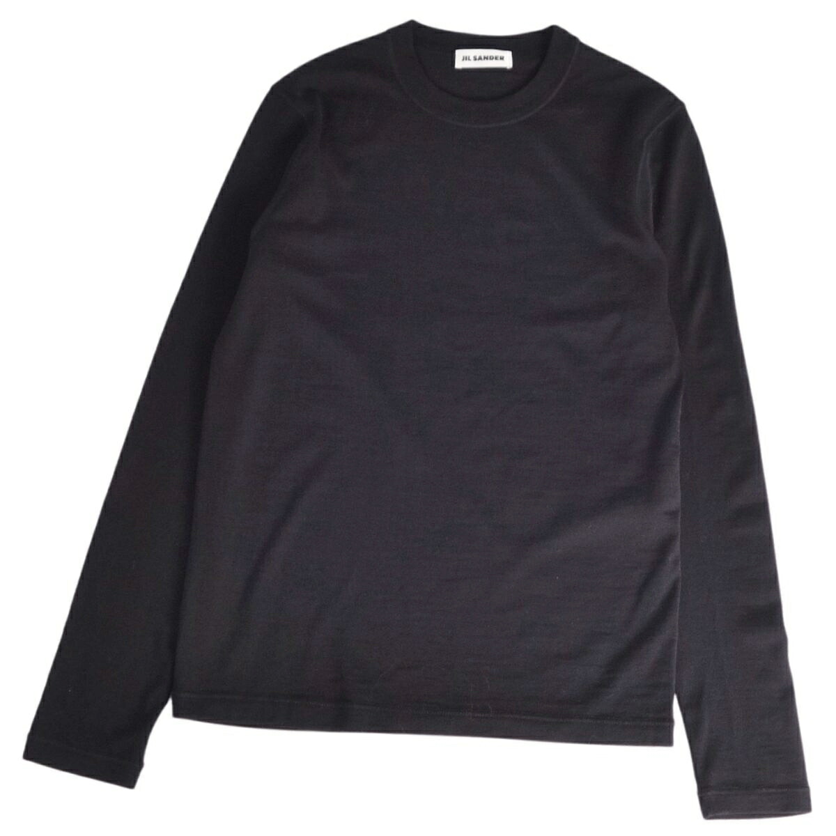 【美品】ジルサンダー JIL SANDER ニット 2020 セーター プルオーバー ウール トップス メンズ イタリア製 46(S相当) ブラック【中古】