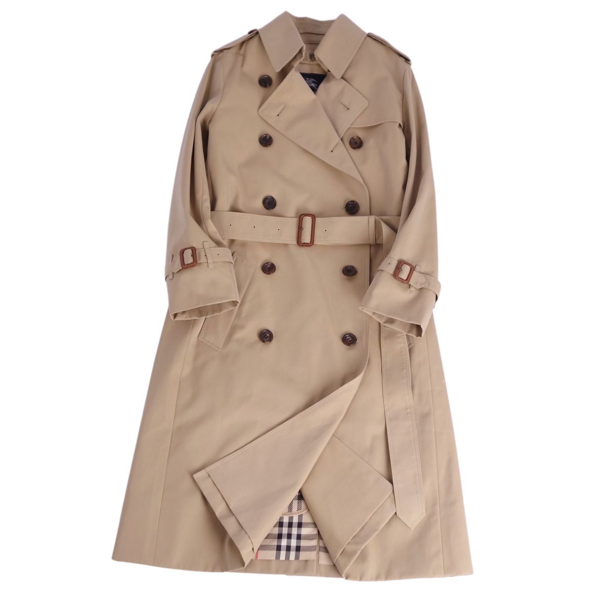 【極美品】バーバリーロンドン　トレンチコート　ベージュ　S　 BURBERRY 楽天市場】BURBERRY バーバリー ロンドン トレンチコート ロング