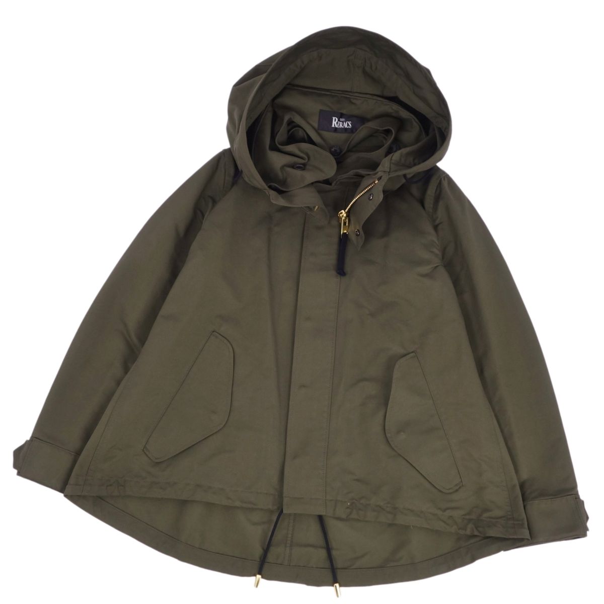 りえお】THE RERACS リラクス ウールハーフモッズコート りえお】THE