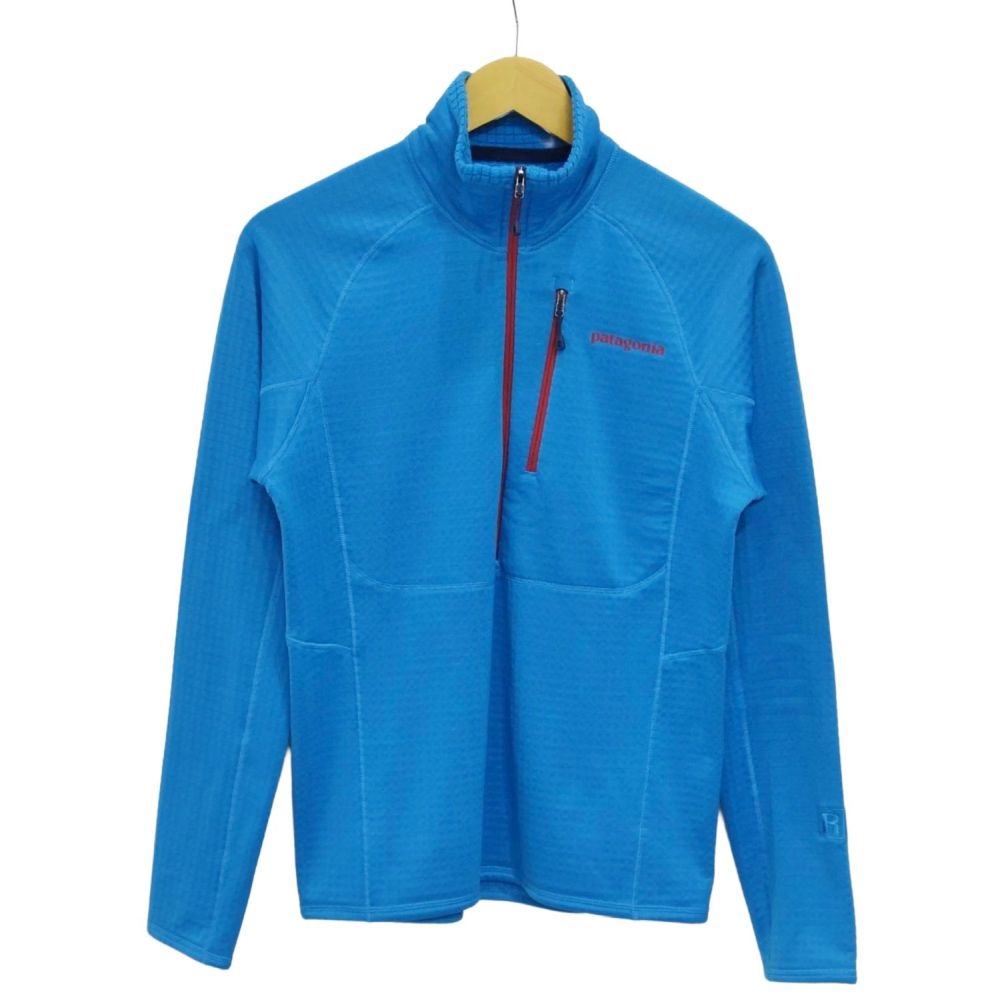 パタゴニア PATAGONIA 制御器 R1 ティーシャツ 40109FA15 ハーフジップ フリース メンズ XS 制御器 青色 アウトドア【中古】