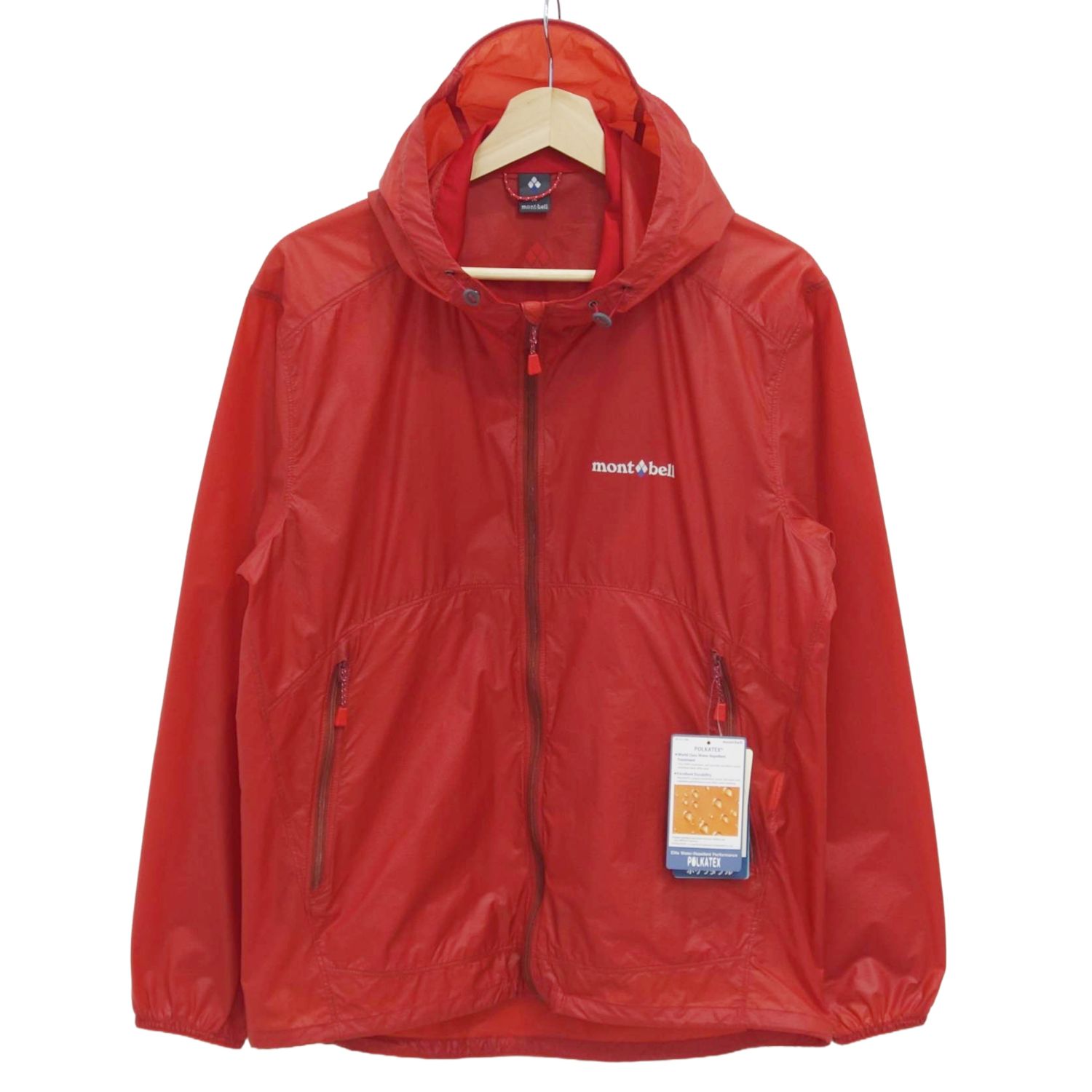 【新古品】モンベル mont bell U.L. ストレッチウインドパーカ Men's 1103279 防風 ウインドシェル 登山 アウトドア メンズ M【中古】