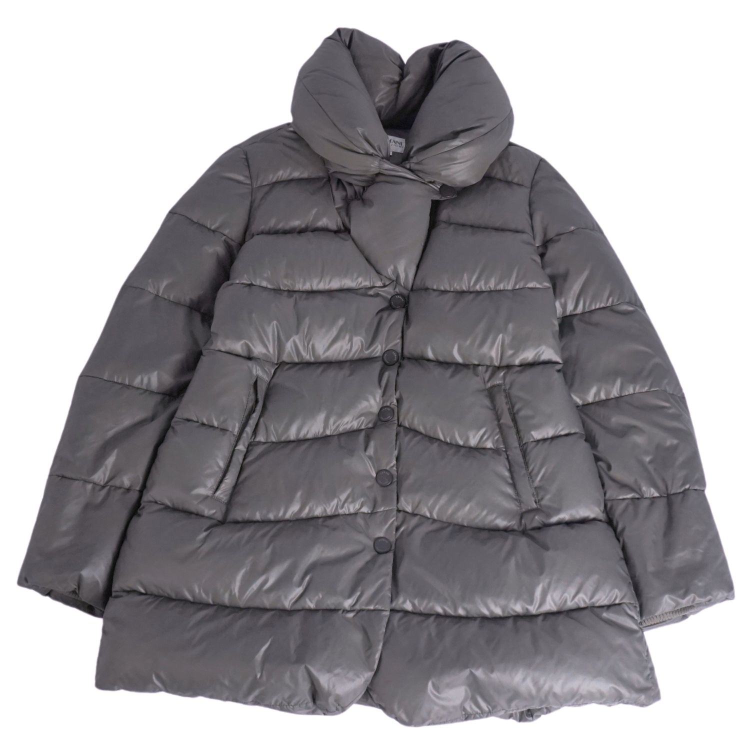 【美品】アルマーニ コレッツォーニ ARMANI COLLEZIONI コート ダウンコート ナイロン アウター レディース 44(XL相当) グレー【中古】 21,137円