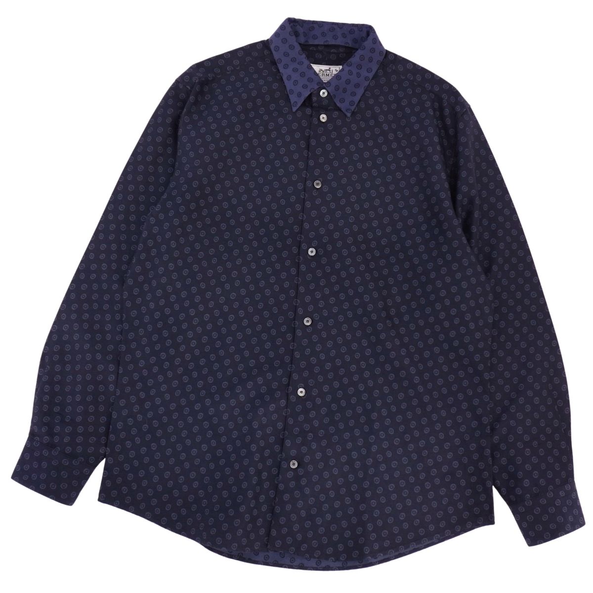 楽天市場】【HERMES】エルメス ホース刺繍 ストライプ セリエボタン