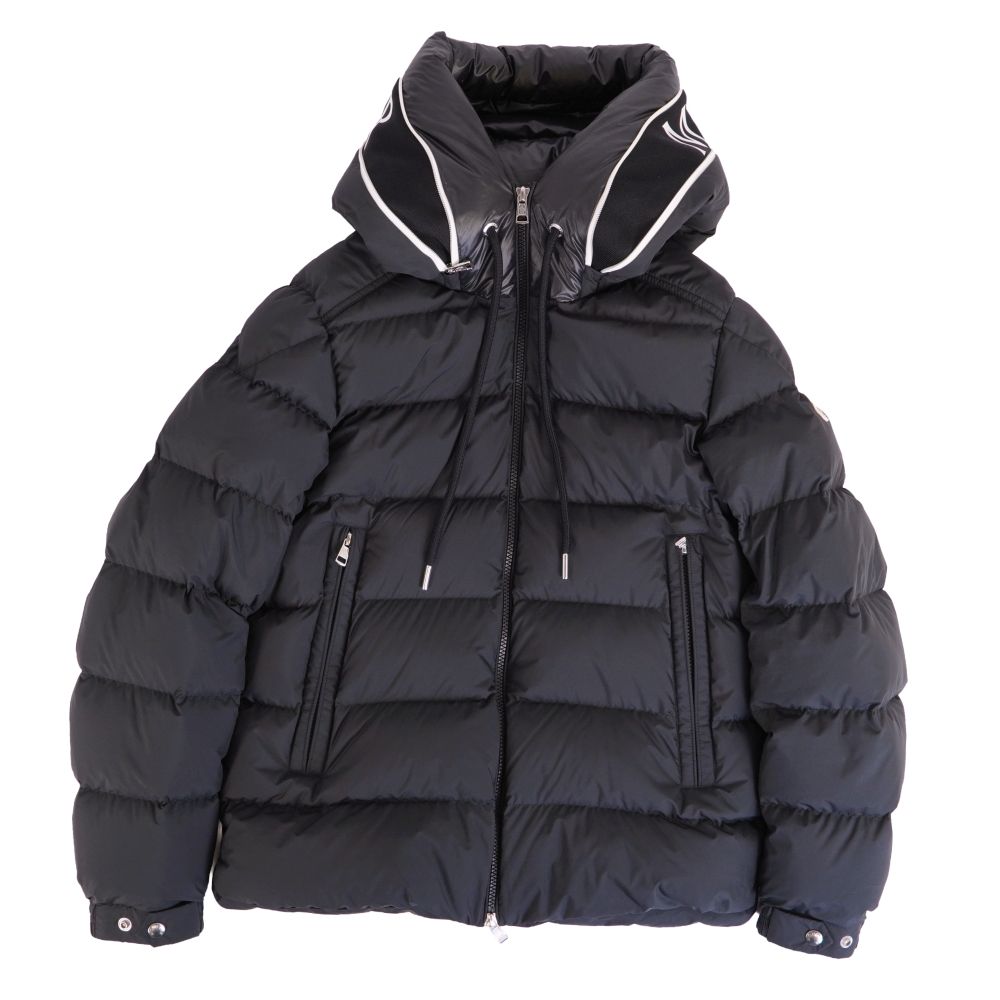 【美品】モンクレール MONCLER ジャケット 2025 CARDERE ダウンジャケット ロゴ アウター メンズ 1(M相当) ブラック【中古】|MODEST LORD 仙台 店