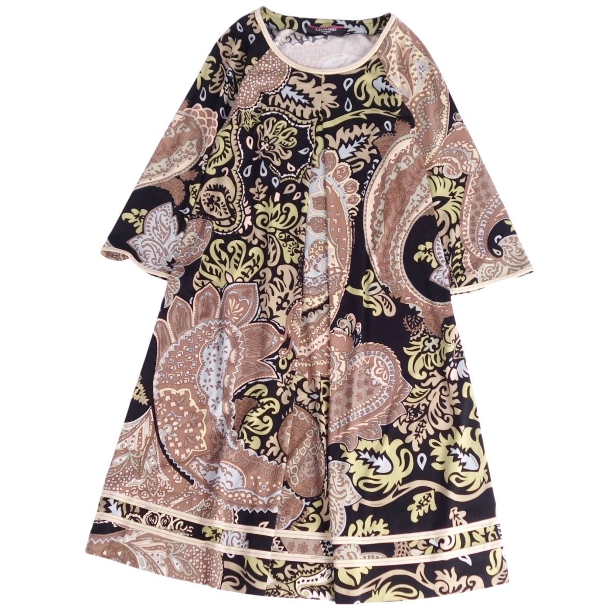 楽天市場】【美品】レオナール LEONARD FASHION ワンピース 