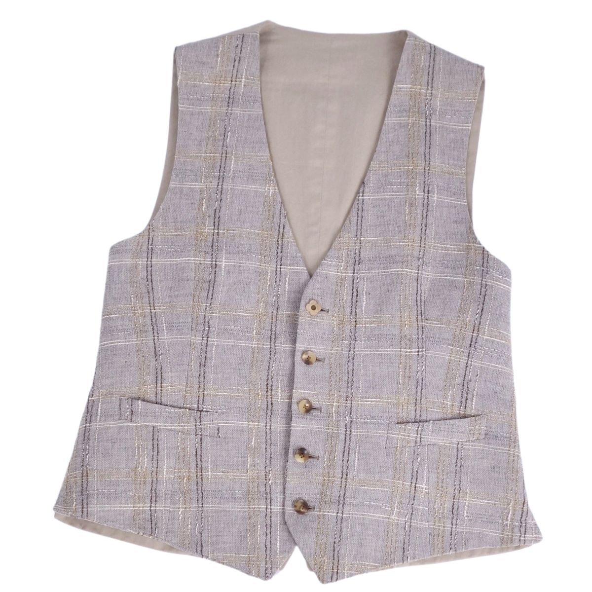 【専用です】ラルディーニ ベスト グレー 楽天市場】【美品】ラルディーニ LARDINI ベスト ジレ チェック