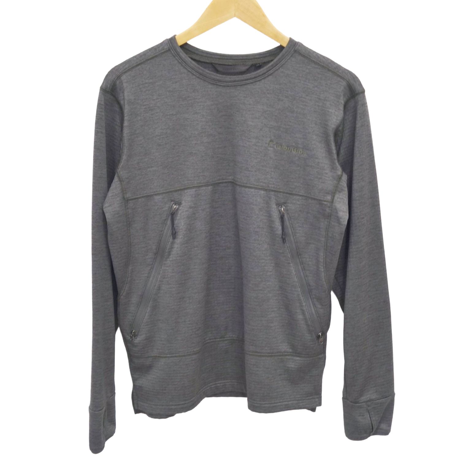 【美品】ティートンブロス Teton Bros. Graphene Crew Men's Graphite グラフェン クルーネック TB233-42M メンズ M【中古】｜MODEST LORD 仙台 店