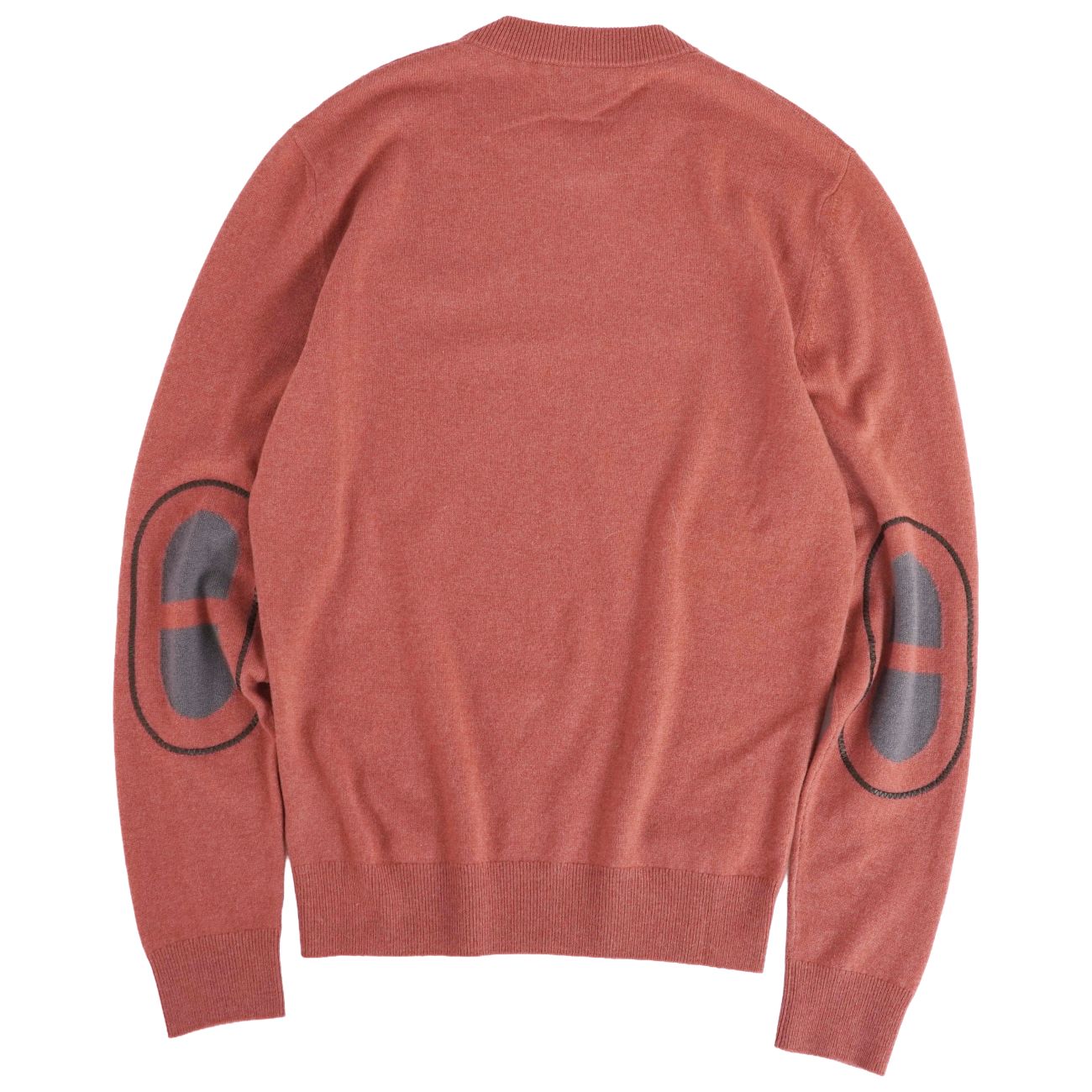 【極美品】エルメス HERMES ニット 23SS セーター クルーネック マイヨン シェーヌダンクル ロングスリーブ 長袖 カシミヤ レザー トップス メンズ M ブラウン【中古】|MODEST LORD 仙台 店