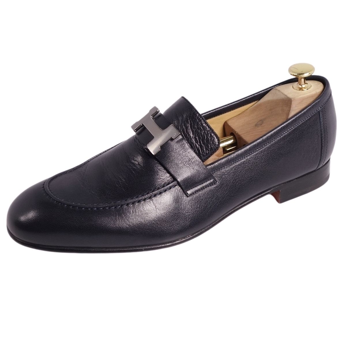 *HERMES*Klicker レザースニーカー モカシン ブラック メンズ klicker-sneaker--251922ZH01-