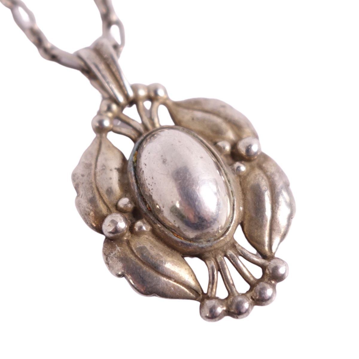 ジョージジェンセン　ヘリテージネックレス2024年　値下げしました‼️ 2025 ヘリテージ (HERITAGE) スターリングシルバー製アマゾナイト付き