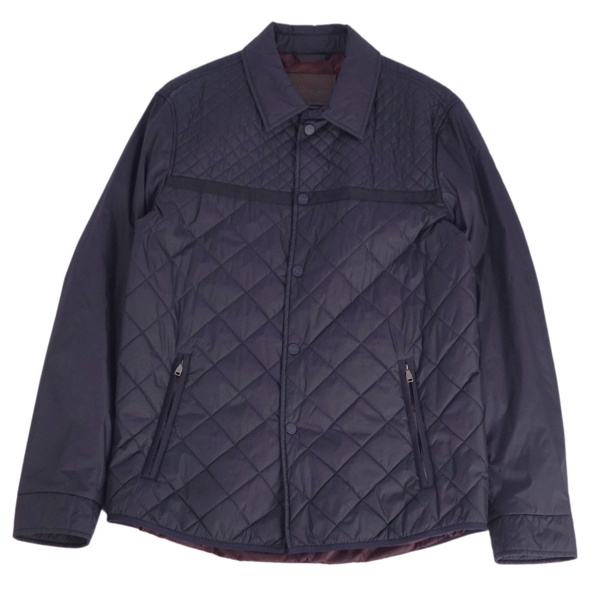 【希少2XL相当】サルバトーレ フェラガモ キルティング　レザージャケット　黒 楽天市場】サルヴァトーレフェラガモ イタリア製 長袖 キルティング