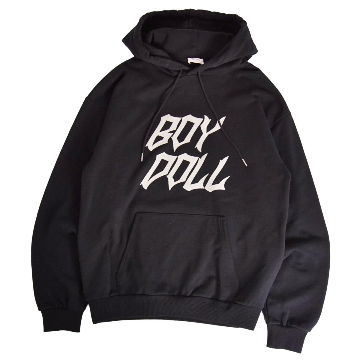 【新古品】セリーヌ CELINE パーカー フーディー 22AW スウェット BOY DOLL ボーイドール コットン トップス メンズ イタリア製 M ブラック【中古】｜MODEST LORD 仙台 店