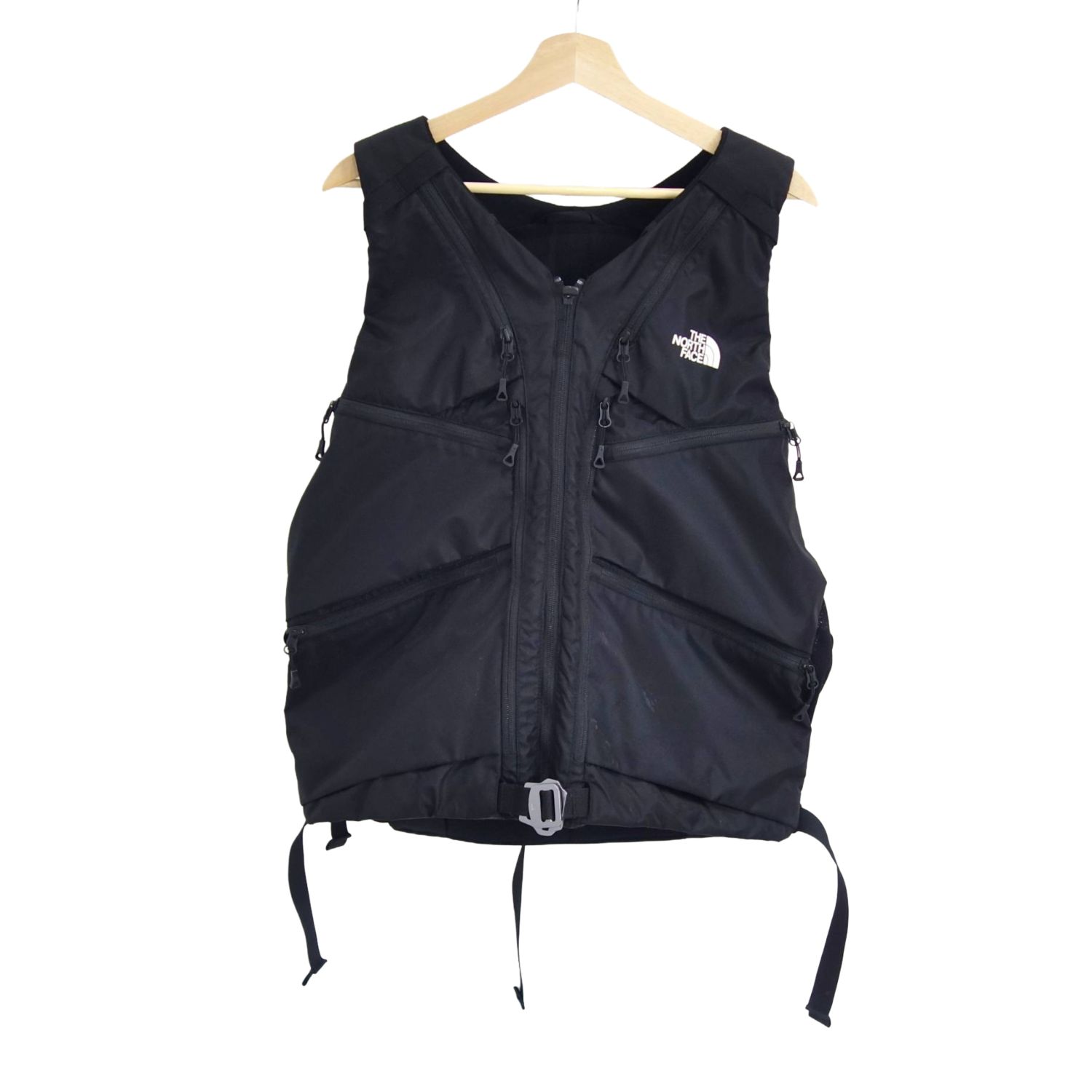 ザ ノースフェイス THE NORTH FACE POWDER GUIDE VEST パウダーガイド ベスト NS51712 バックカントリー メンズ ブラック【中古】