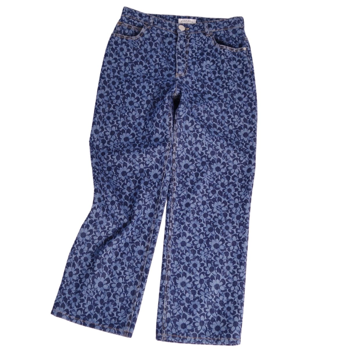 楽天市場】☆美品☆CHANEL シャネル デニムパンツ パッチデザイン