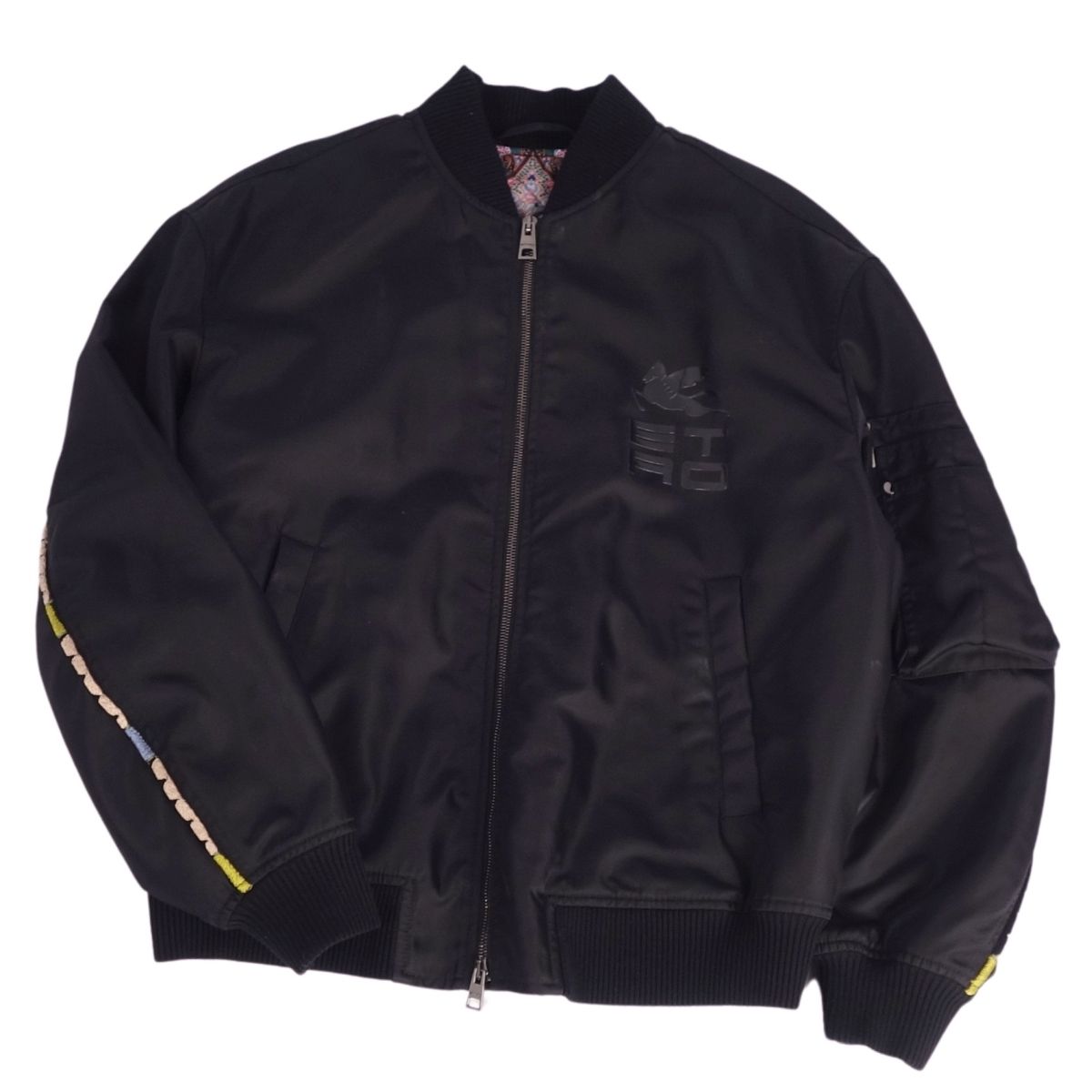 楽天市場】ETRO エトロ ペイズリー フーテッド ナイロン ジャケット M